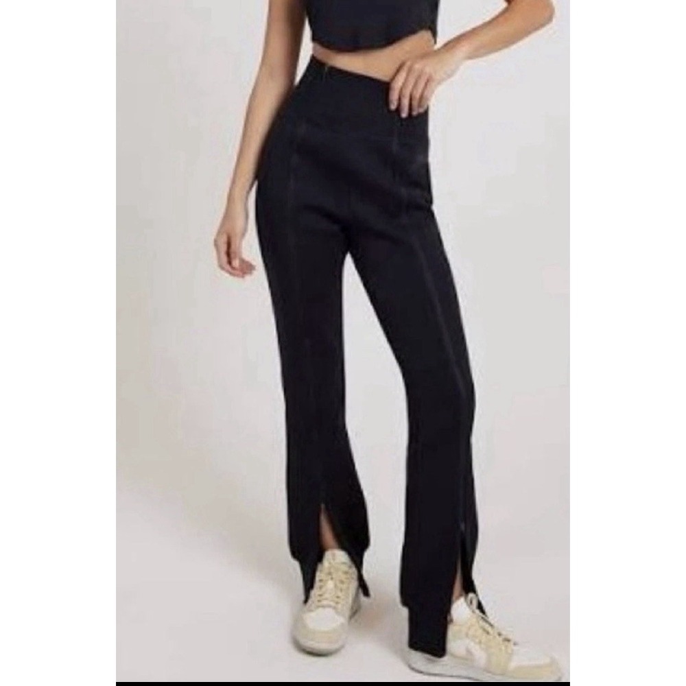 Nike Tech Fleece High-Waisted Slim Zip Pants Black Women's Size Large